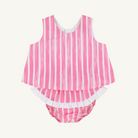 Mary Todd Tab Set - Broadcloth - Sea Wall Stripe (Winter Park Pink)/Worth Ave White from Anderson Parker