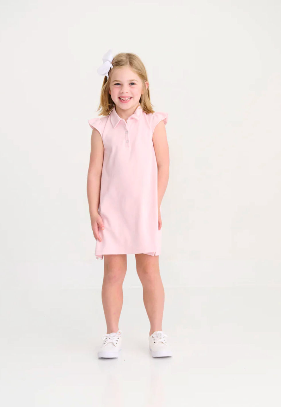 Maude's Polo Dress - Palm Beach Pink from Anderson Parker