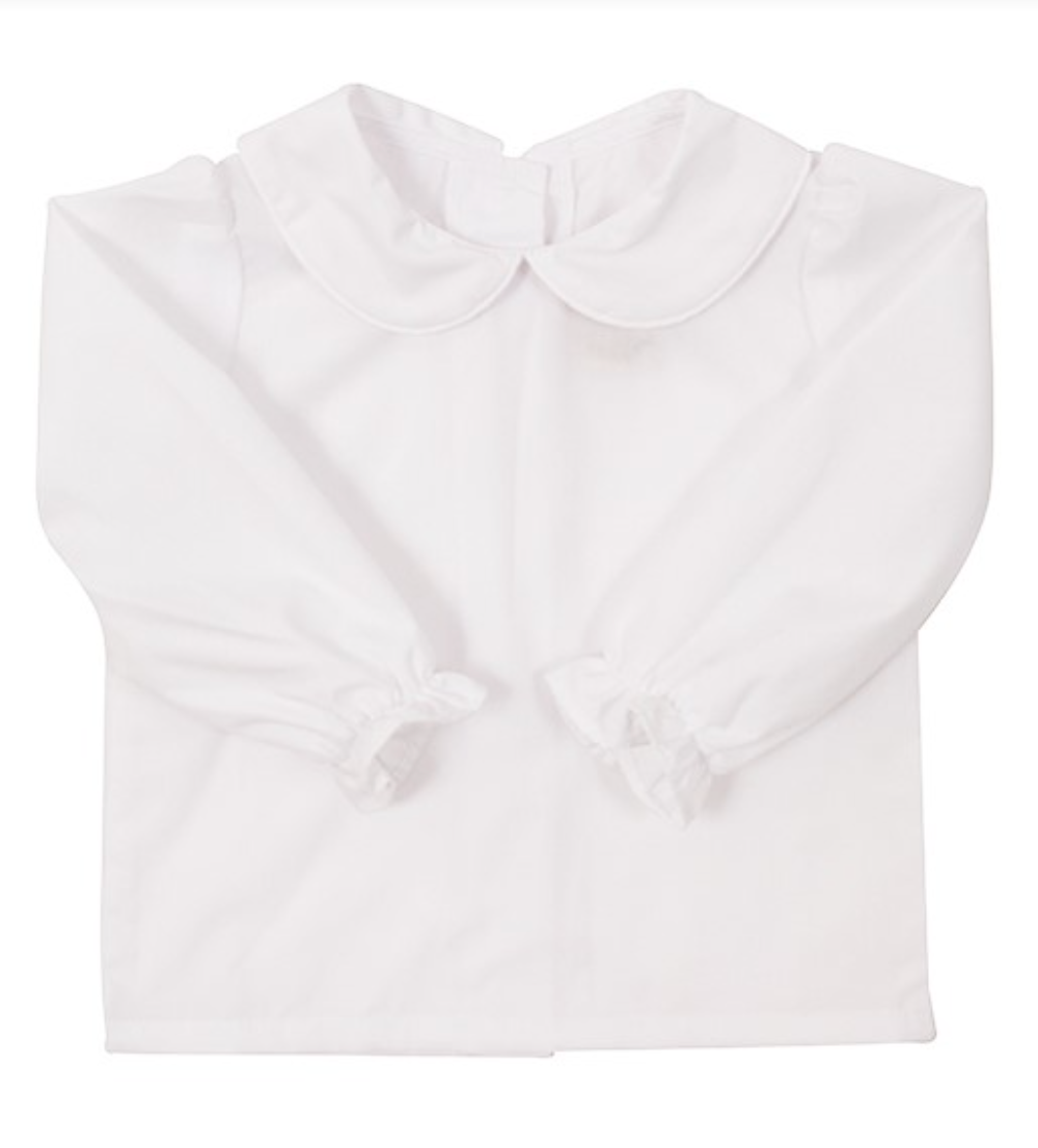 Maudes Peter Pan - Woven Broadcloth - Worth Ave White from Anderson Parker