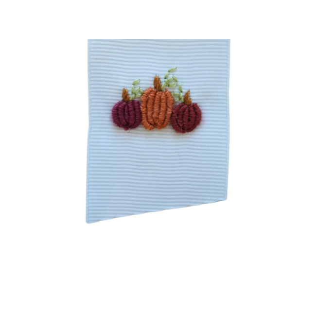 Medium Blue Bow with Pumpkins from Anderson Parker