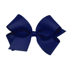 Medium Classic Grosgrain Hair Bow - Lt Navy from Anderson Parker