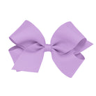 Medium Classic Grosgrain Hair Bow - Lt Orchid from Anderson Parker