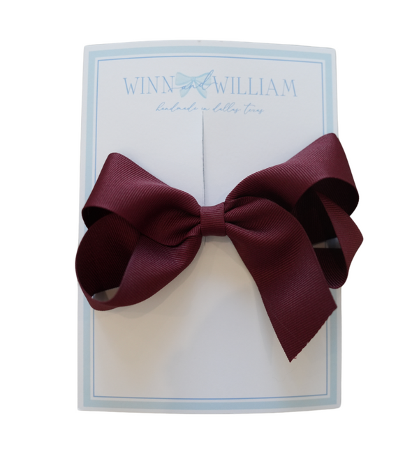 Medium Cranberry Via Bow from Anderson Parker