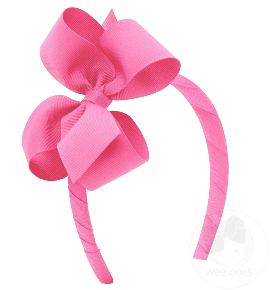 Medium Grosgrain Headband w/ Bow from Anderson Parker