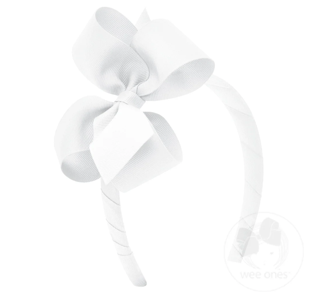 Medium Grosgrain Headband w/ Bow from Anderson Parker