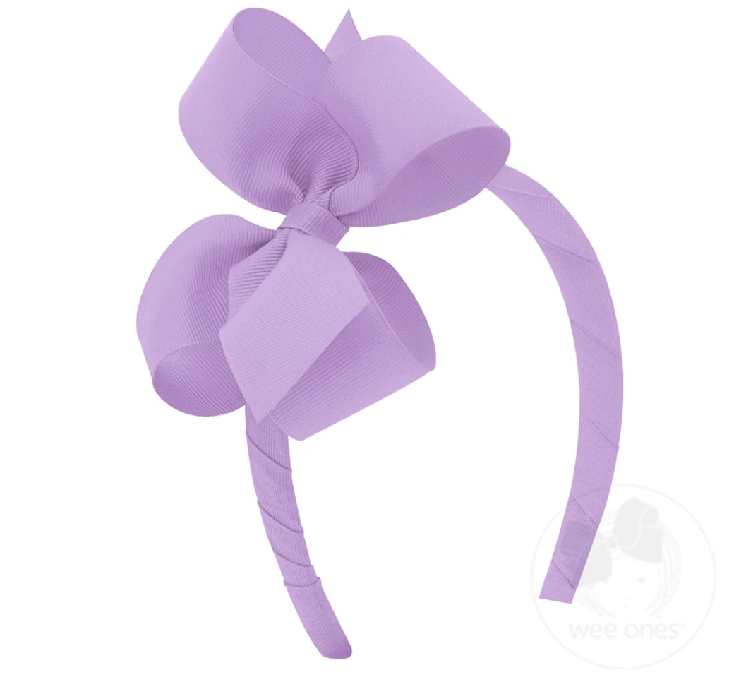 Medium Grosgrain Headband w/ Bow from Anderson Parker