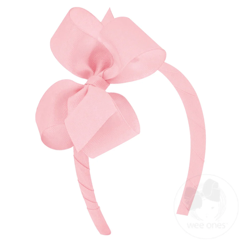 Medium Grosgrain Headband w/ Bow from Anderson Parker