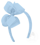 Medium Headband with Basic Bow - Millennium Blue from Anderson Parker