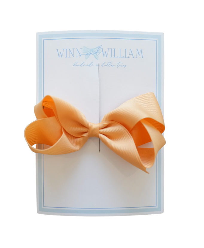 Medium Pale Orange Via Bow from Anderson Parker