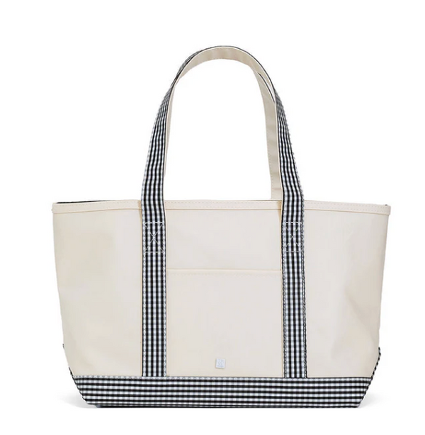 Medium Tote - Coated Canvas w/ Black Gingham from Anderson Parker