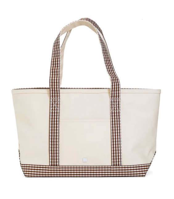 Medium Tote - Coated Canvas w/ Coco Gingham from Anderson Parker
