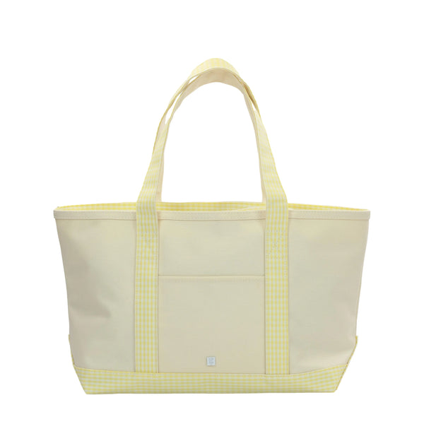 Medium Tote - Gingham Buttercup from Anderson Parker