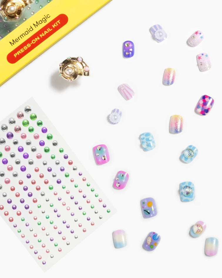 Mermaid Press On Nail Kit from Anderson Parker