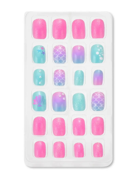 Mermaid Vibes Press On Nail Set from Anderson Parker