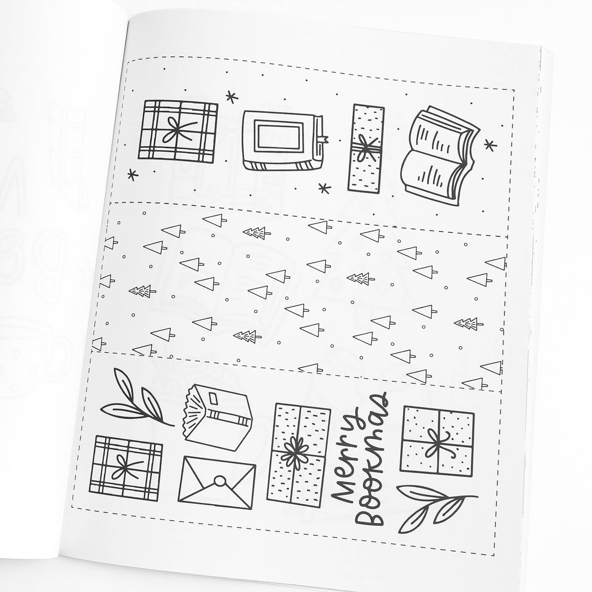 Merry Bookmas Holiday Coloring Book from Anderson Parker