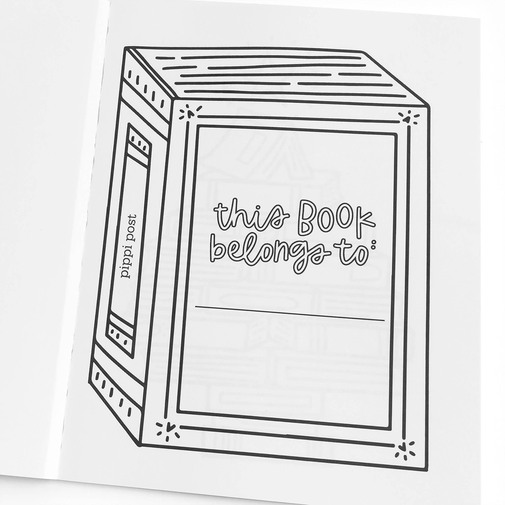 Merry Bookmas Holiday Coloring Book from Anderson Parker