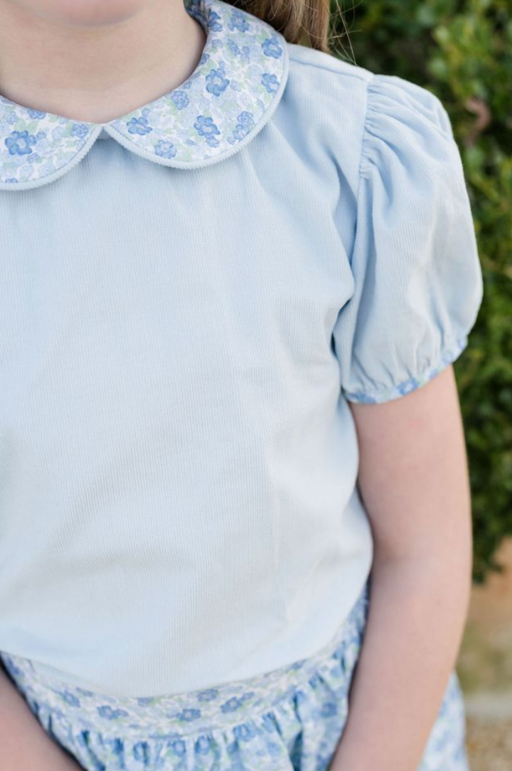 Mia Skirt Set - Ava Blue Floral from Anderson Parker