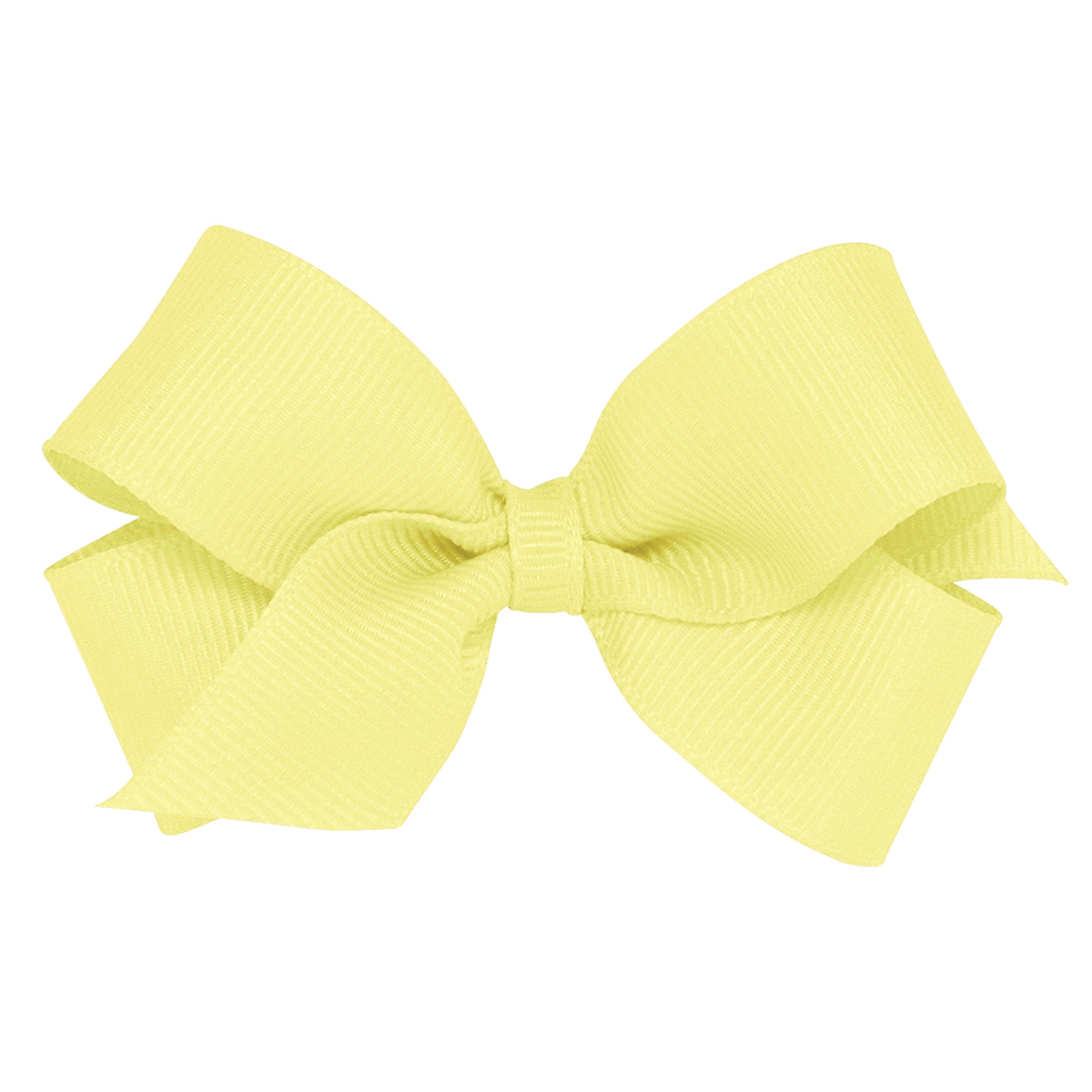 Mini Classic Grosgrain Hair Bow - Lt Yellow from Anderson Parker