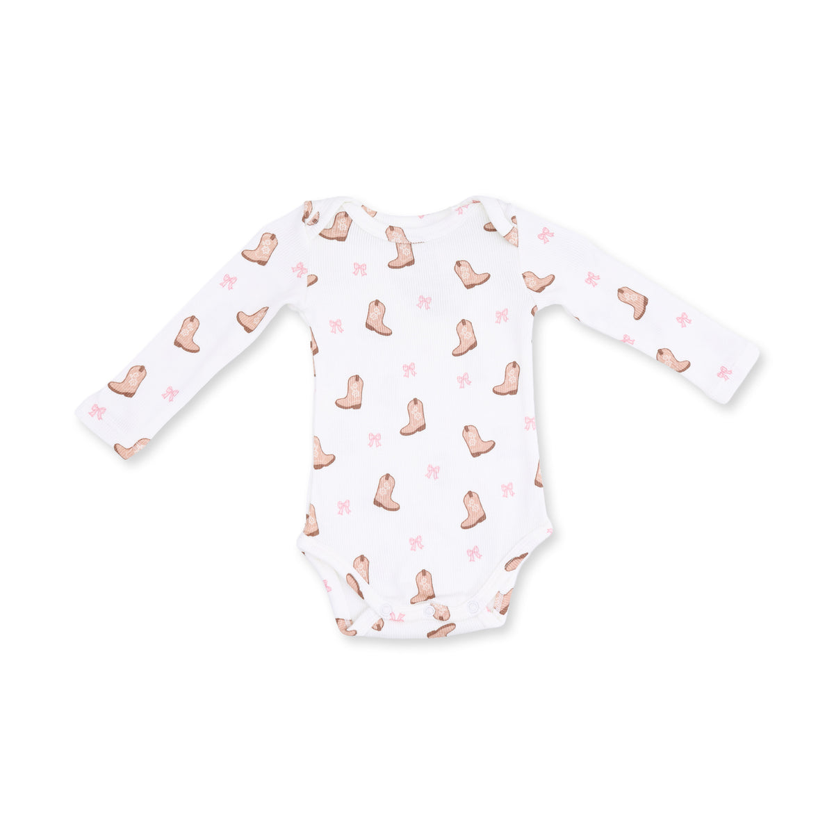 Mini Cowgirl Boots - Long Sleeve Bodysuit from Anderson Parker