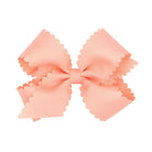 Mini Grosgrain Hair Bow with Scalloped Edge from Anderson Parker