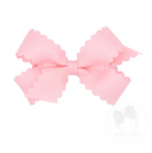 Mini Scallop Edge Bow - Light Pink from Anderson Parker