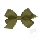 Mini Scallop Edge Bow - Sage from Anderson Parker