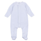 Mini Stripes Light Blue Footie from Anderson Parker