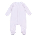 Mini Stripes Pink Footie from Anderson Parker