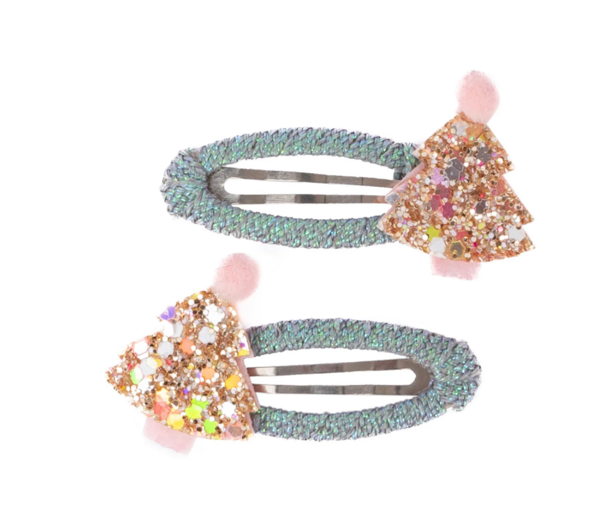 Minty Christmas Holiday Hair Clips, 2 PCS from Anderson Parker