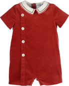 Mistletoe Velvet Boy Bubble - Red from Anderson Parker