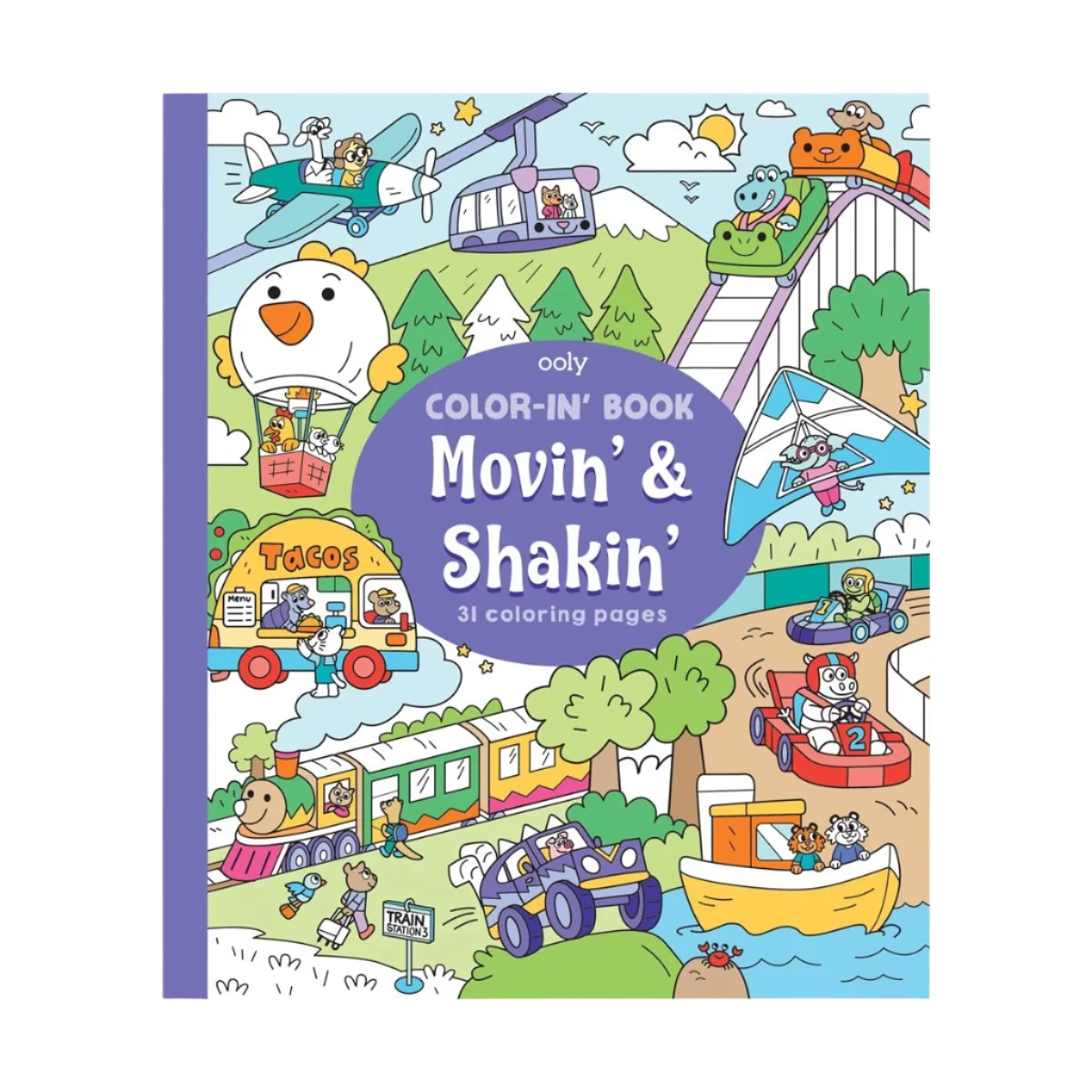 Movin' & Shakin' Coloring Book from Anderson Parker