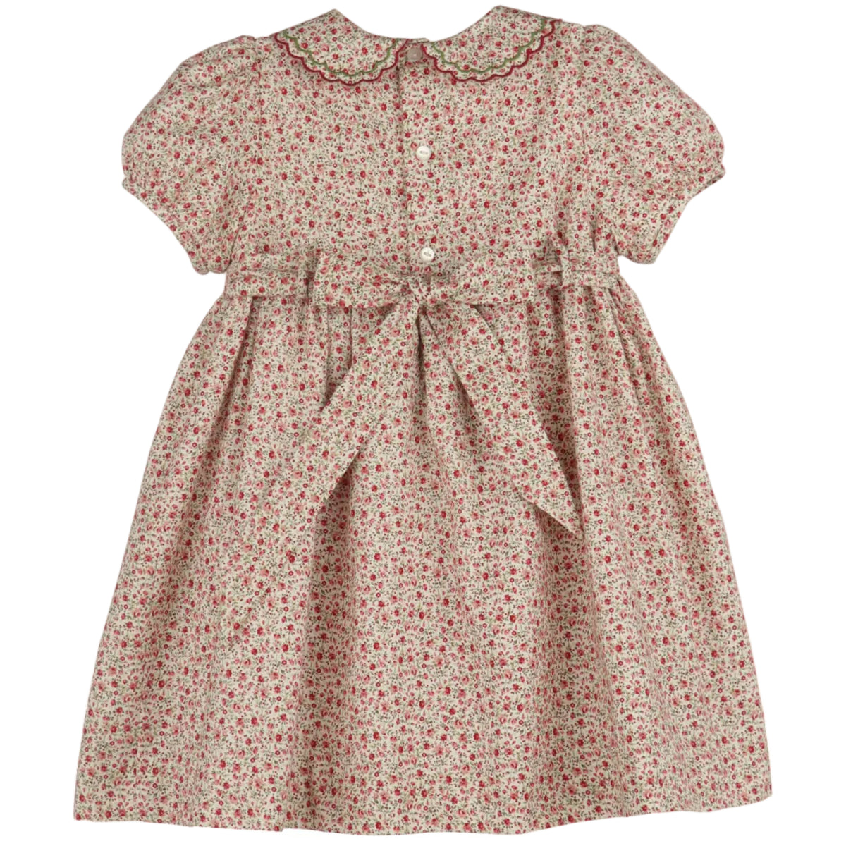 Mulberry Floral Smock Dress - Red from Anderson Parker
