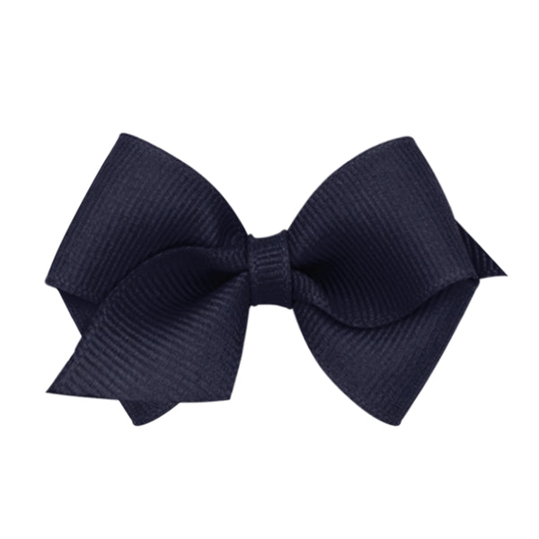 NAVY - Wee Classic Grosgrain Girls Hair Bow from Anderson Parker