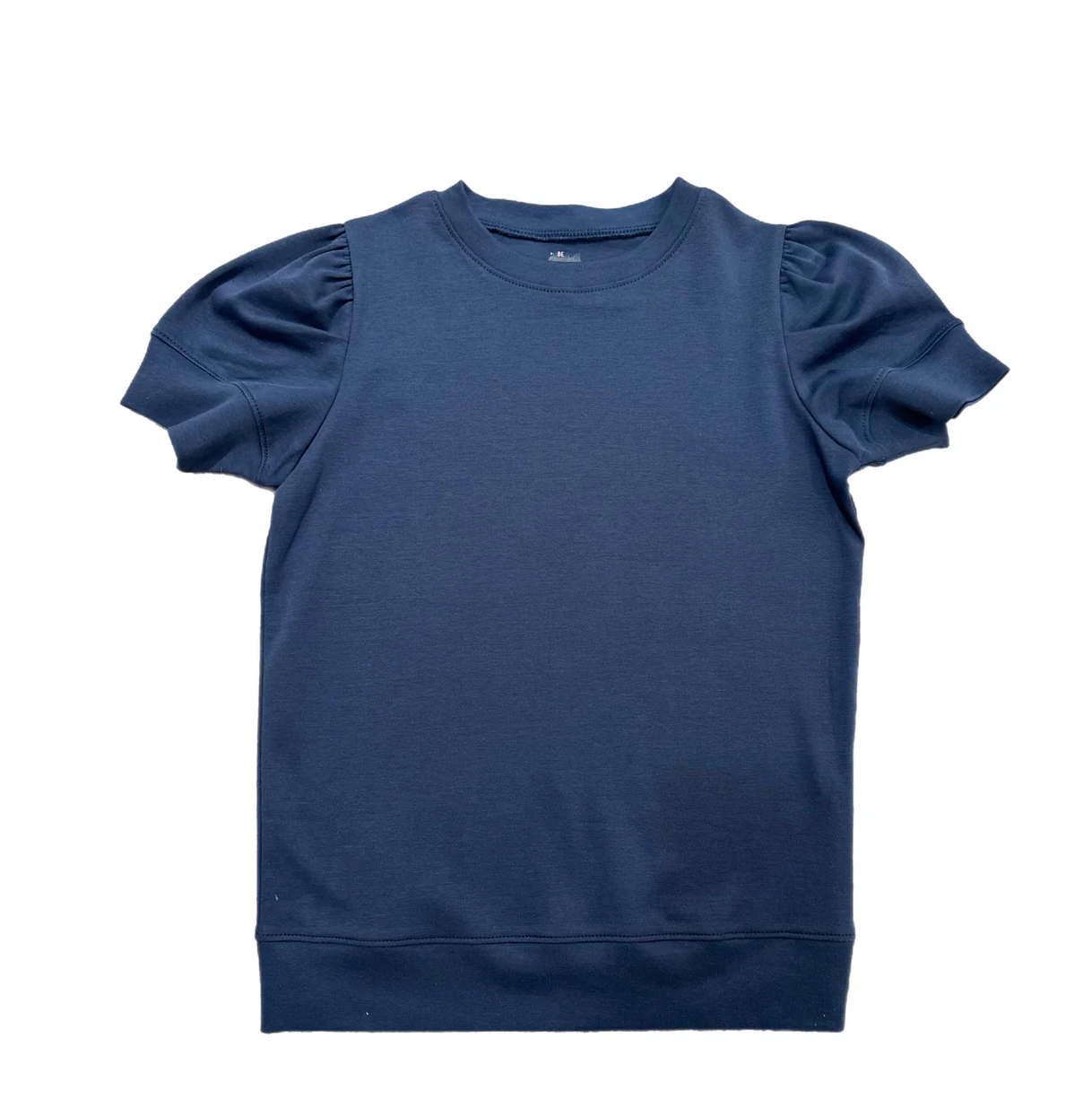 Navy Puff Short Sleeve Top BE from Anderson Parker