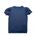 Navy Puff Short Sleeve Top BE from Anderson Parker