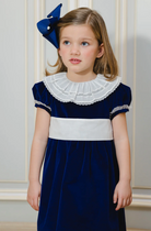 Navy Velvet Dress from Anderson Parker