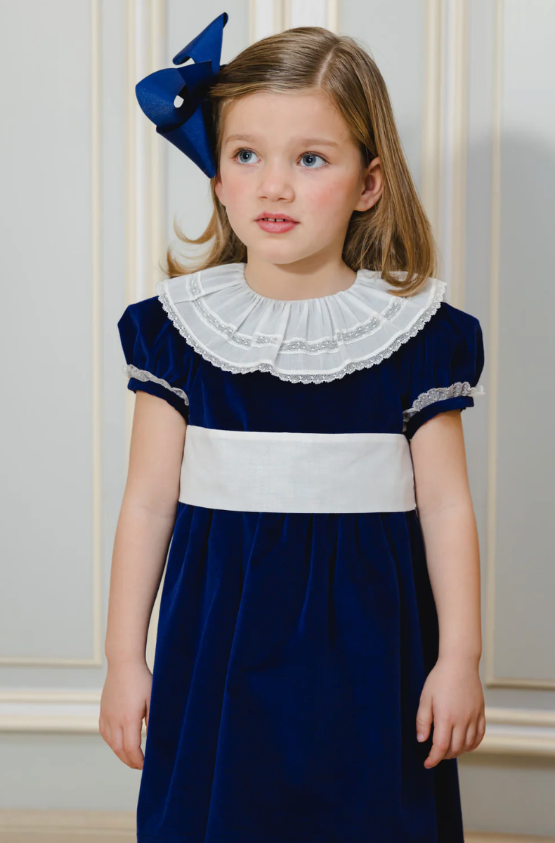 Navy Velvet Dress from Anderson Parker
