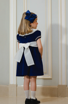 Navy Velvet Dress from Anderson Parker