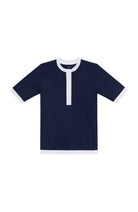 Navy/White Henley Shirt from Anderson Parker
