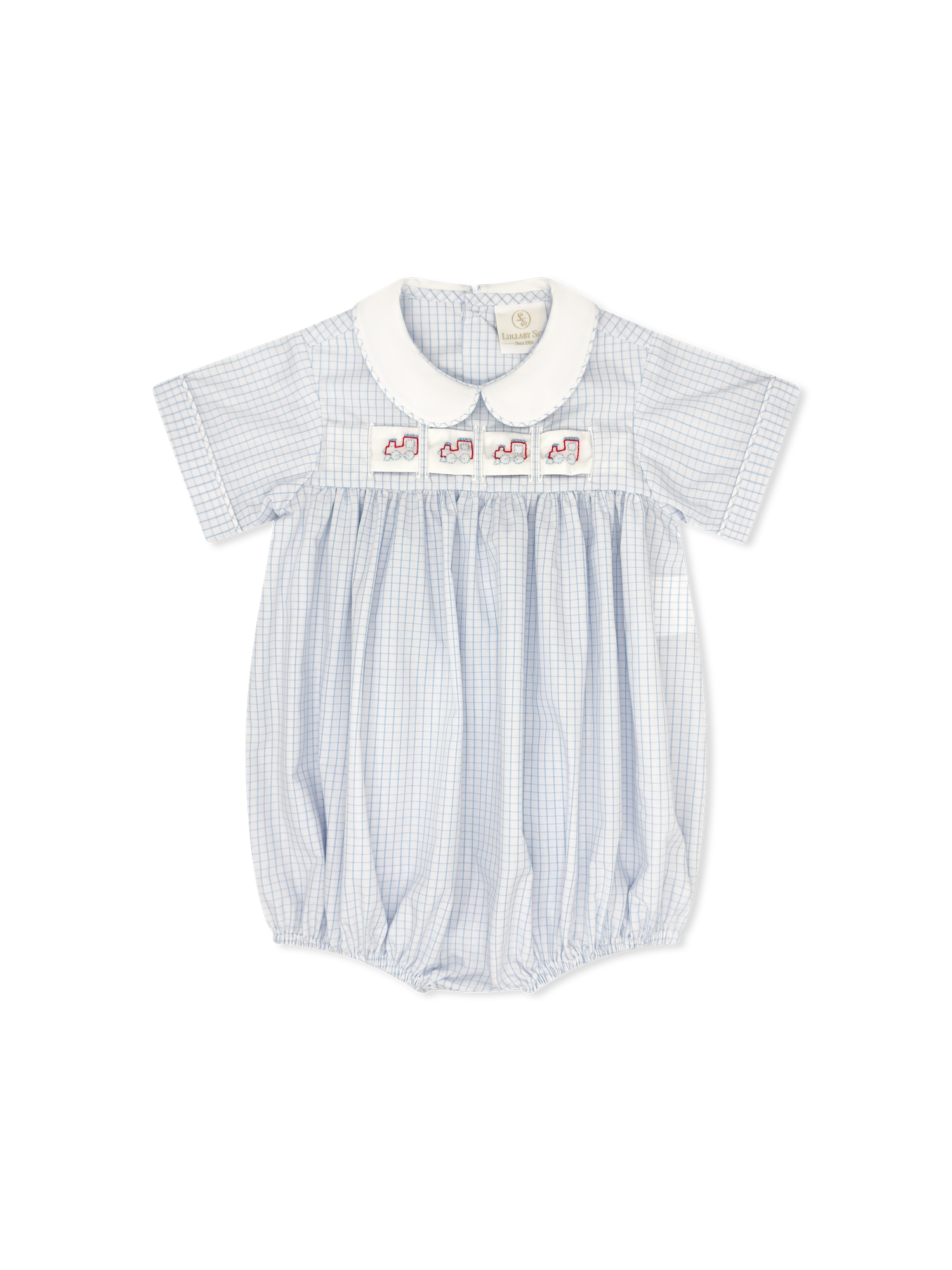 Noah Ribbon Bubble - Classic Blue Windowpane from Anderson Parker