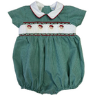 Noah Santa Smocked Boy Bubble from Anderson Parker