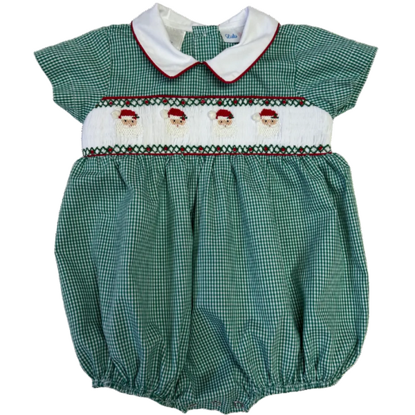 Noah Santa Smocked Boy Bubble from Anderson Parker