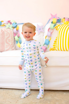 Noelle's Night Night Footed - We Heart You (Buckhead Blue)/Buckhead Blue from Anderson Parker