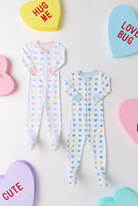 Noelle's Night Night Footed - We Heart You (Palm Beach Pink)/Palm Beach Pink from Anderson Parker