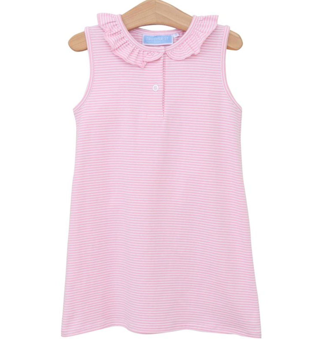 Nora Dress - Light Pink Stripe from Anderson Parker
