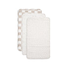 ORGANIC MUSLIN BURP CLOTHS, 3 PACK - OATMEAL + IVORY from Anderson Parker