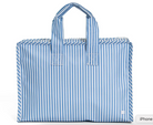 OVERNITE TOTE - PIMLICO STRIPE CHAMBRAY from Anderson Parker