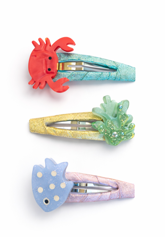 Ocean Friends Crab Snap Clips from Anderson Parker