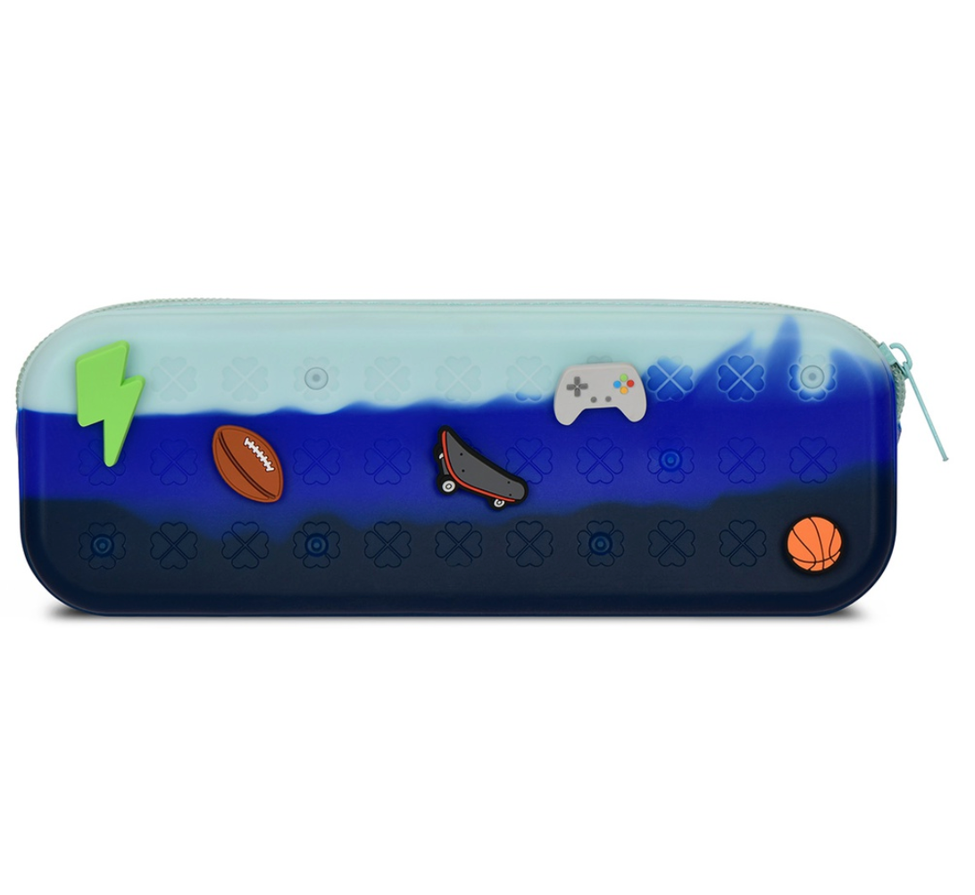 Ocean Waves Charmed Jelly Pencil Case from Anderson Parker