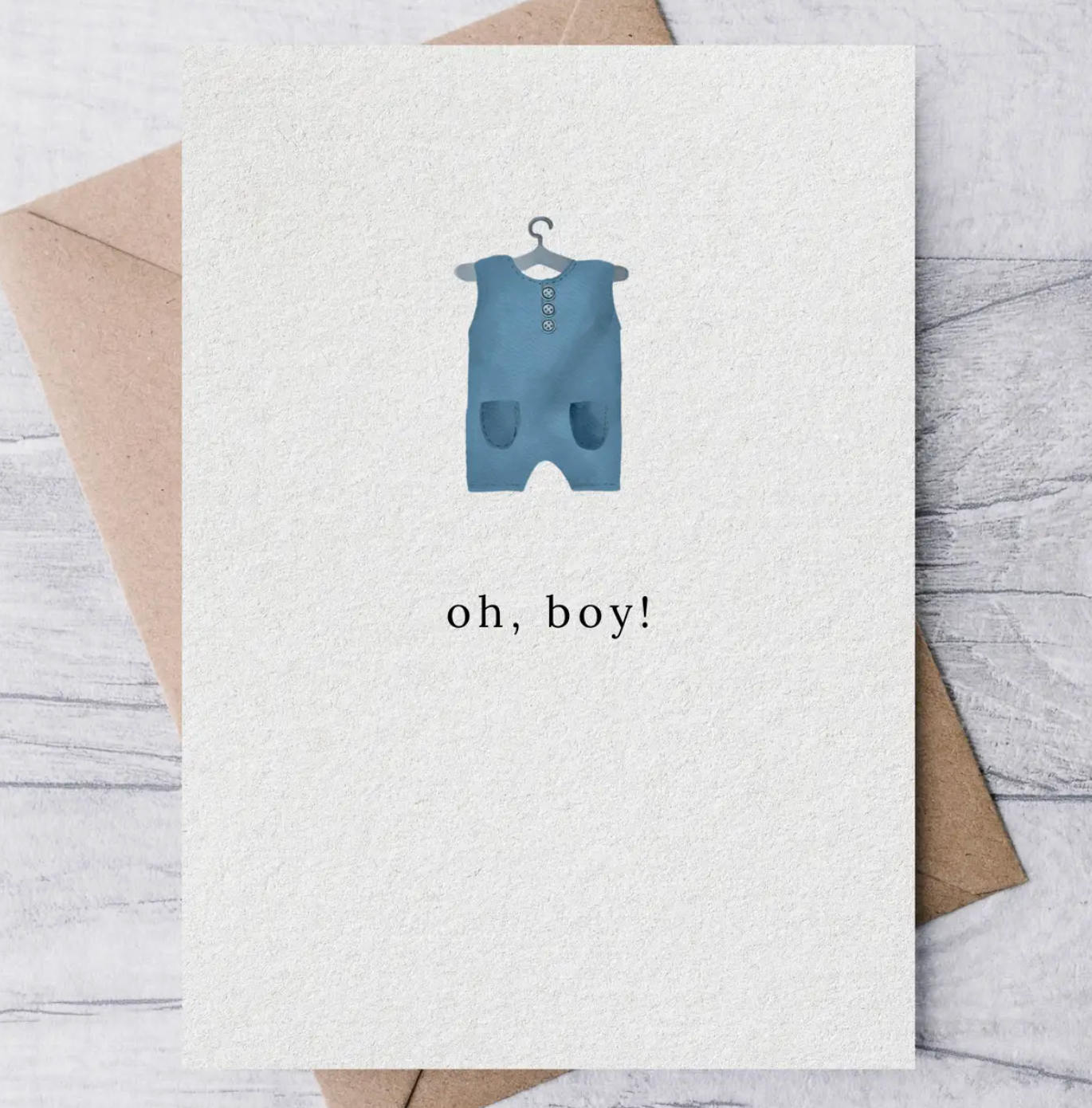Oh, Boy New Baby Greeting Card from Anderson Parker
